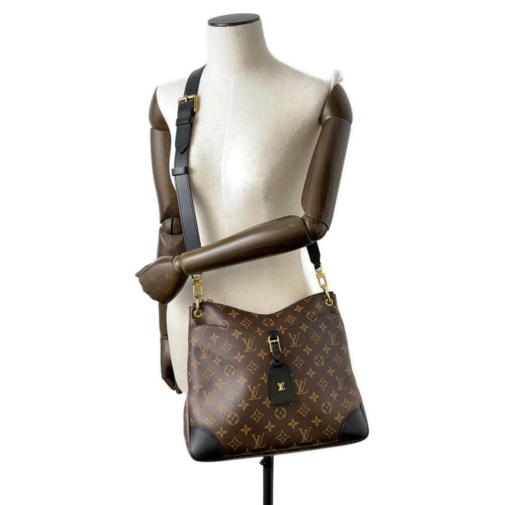 LOUIS VUITTON OdeonNM Noir M45352 Monogram Size MM