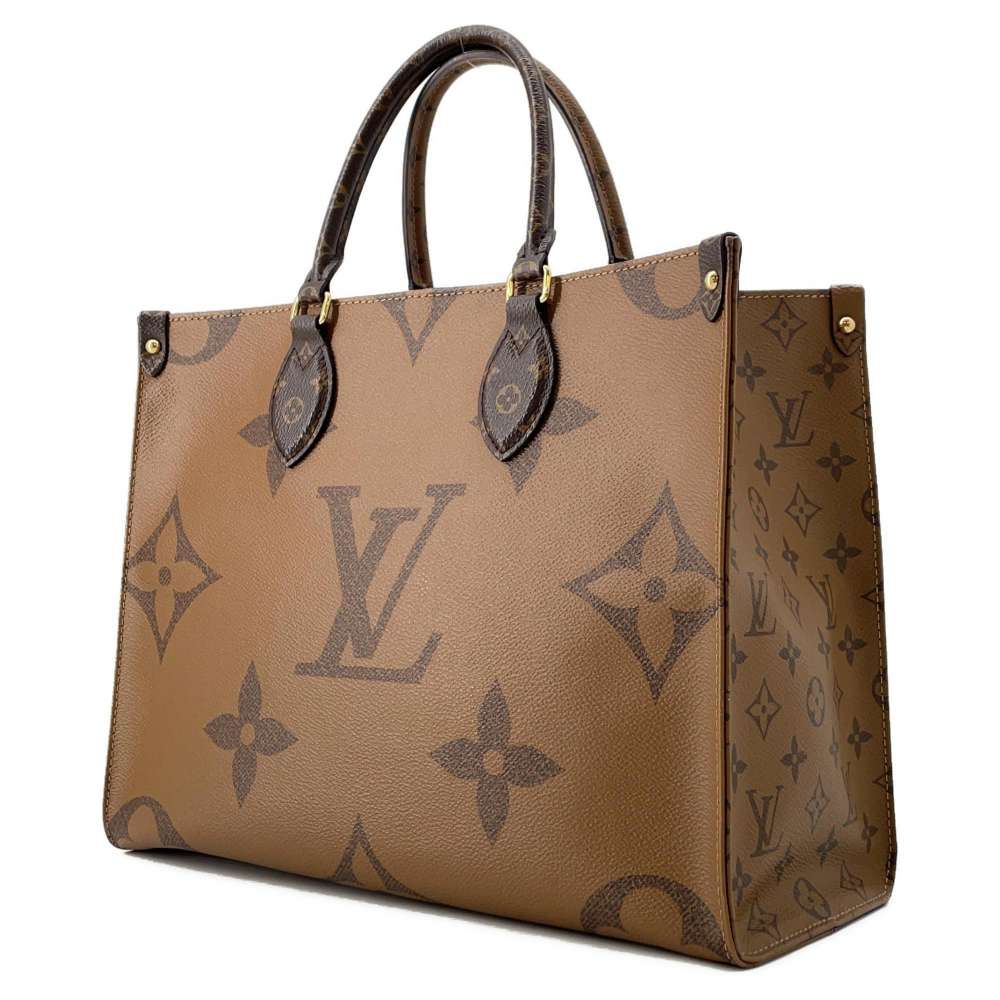 LOUIS VUITTON Onthego Red M45321 Monogram Monogram Reverse Canvas Monogram Giant Size MM
