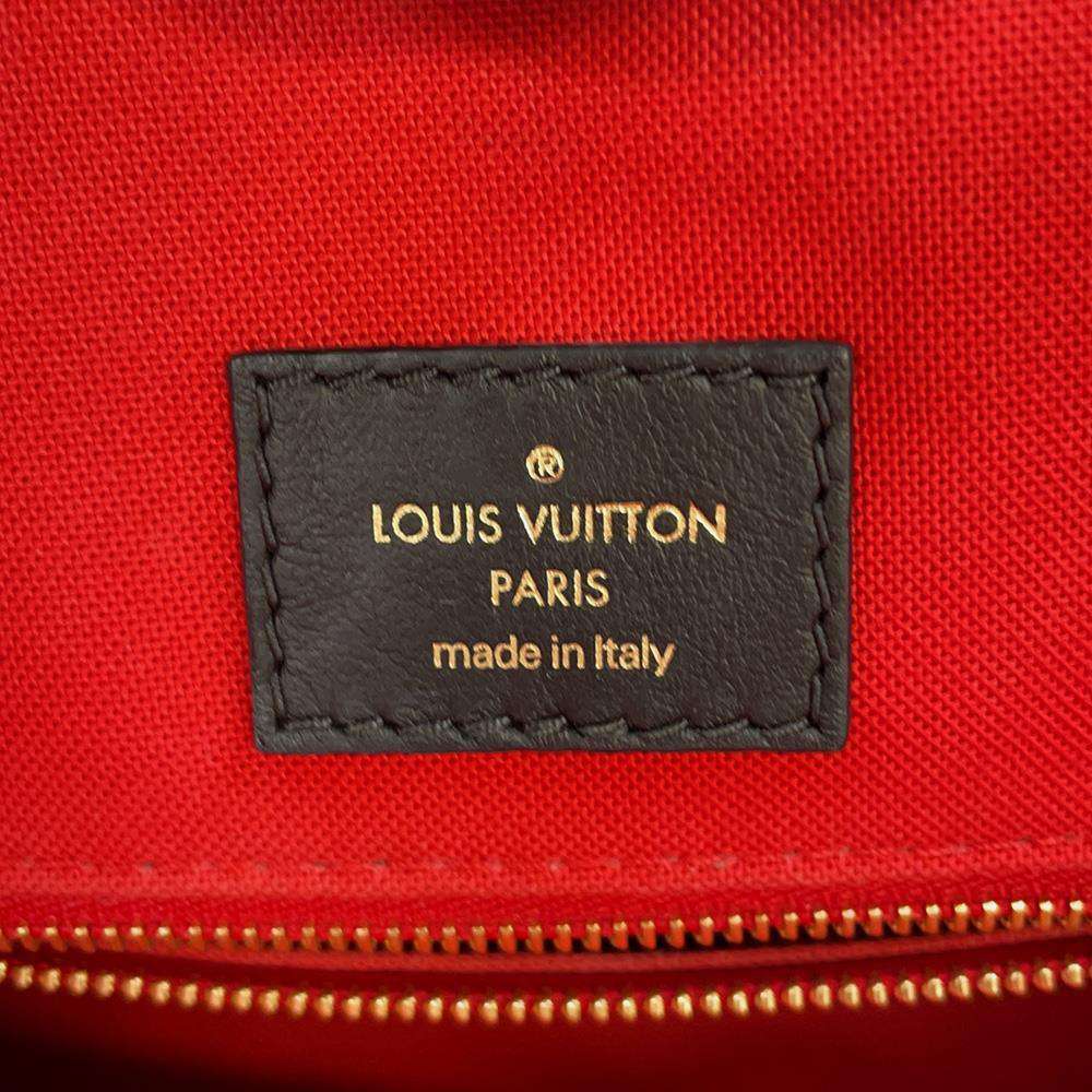 LOUIS VUITTON Onthego Red M45321 Monogram Monogram Reverse Canvas Monogram Giant Size MM
