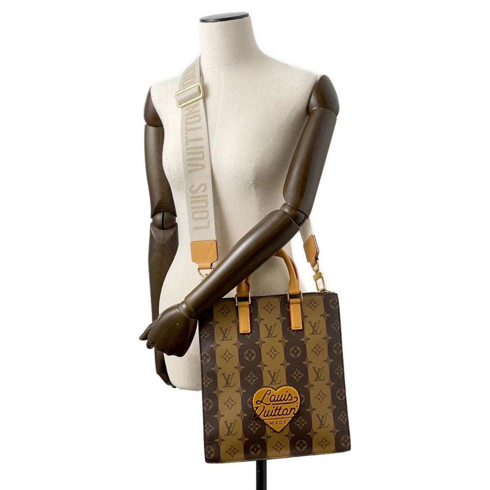LOUIS VUITTON Sac Plat・Messenger NIGOCollaboration Noir M45969 Monogram stripe