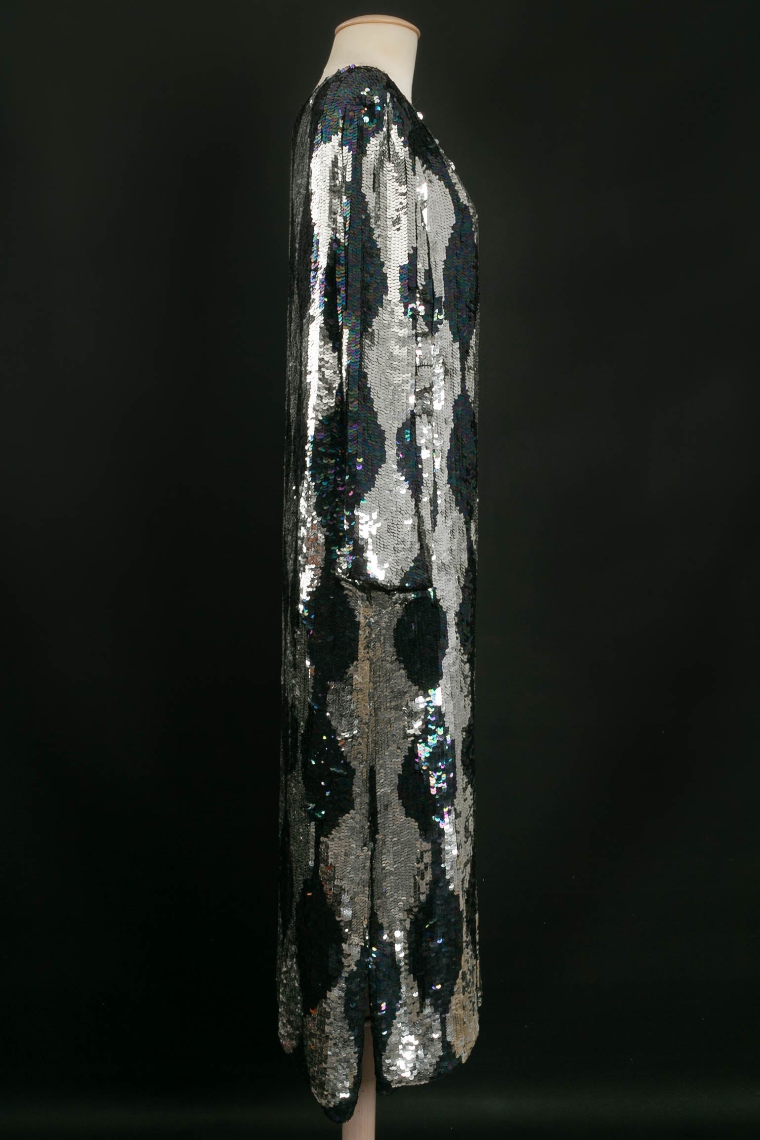 Long manteau ÃƒÆ’Ã‚Â  paillettes