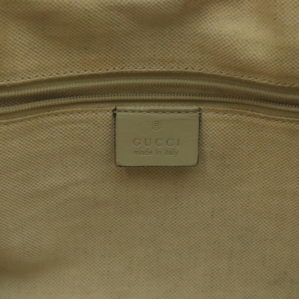 GUCCI GG Canvas Tote Bag Beige Gold 211944 98334