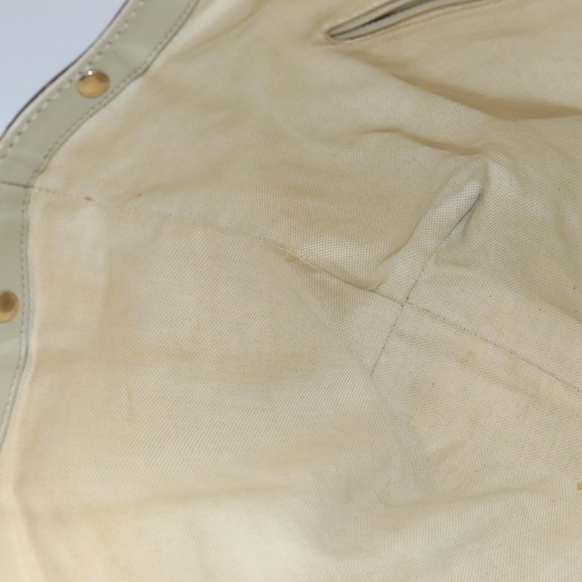 GUCCI GG Canvas Tote Bag Beige Gold 211944 98334