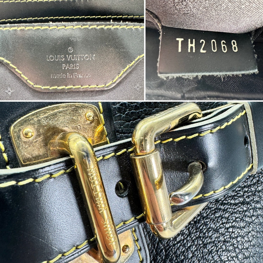 Louis Vuitton 2008 Black Suhali Le Radieux Satchel Bag