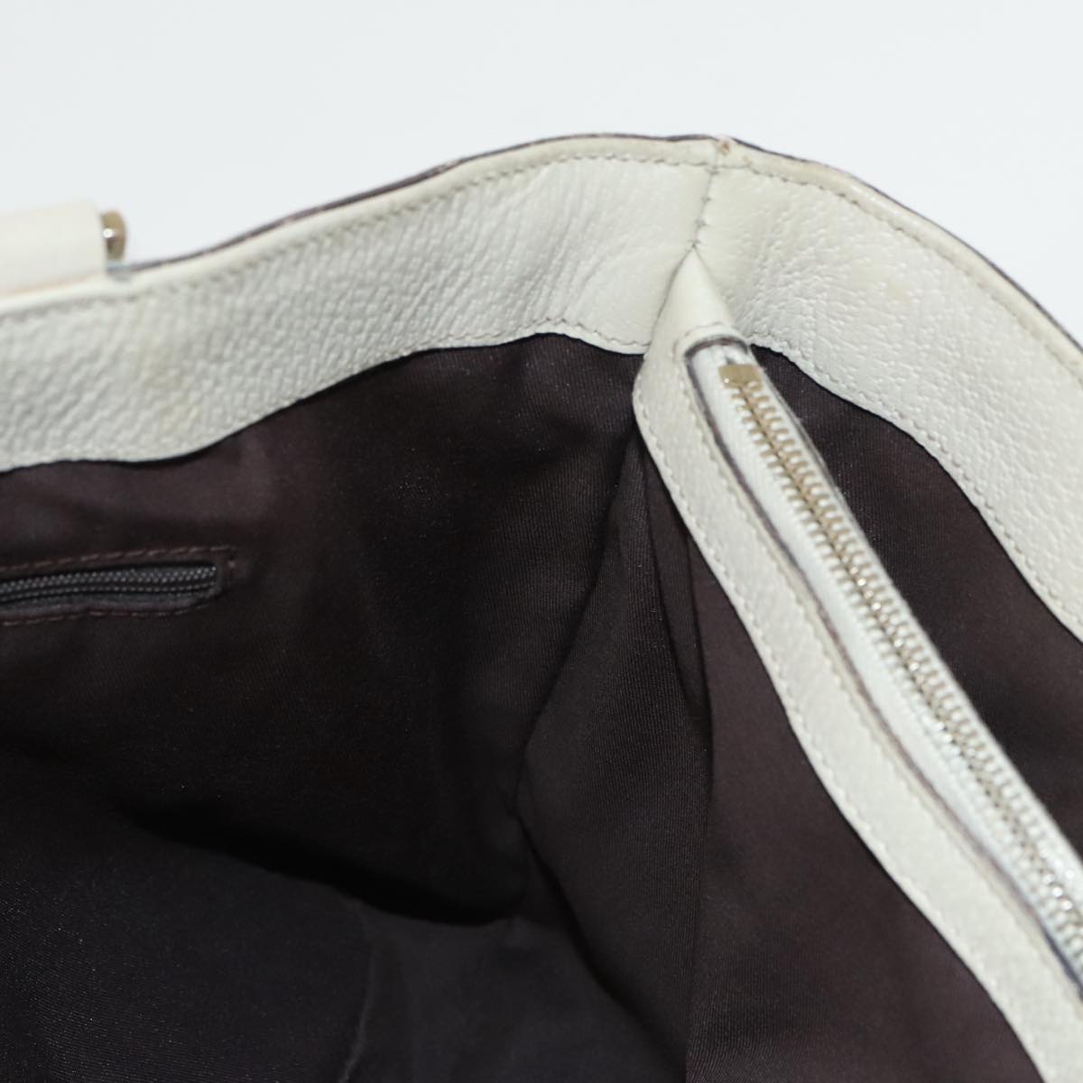 GUCCI GG Canvas Tote Bag Beige Gold 170004 98399