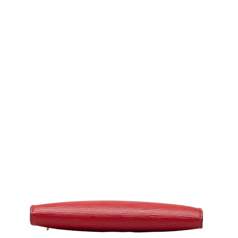 Louis Vuitton Epi Pochette Accessories Handbag Accessories Pochette M52957 Castilian Red Leather  Louis Vuitton