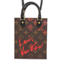 LOUIS VUITTON Petite Sac Plat China exclusive Brown M80839 Monogram Fall in Love