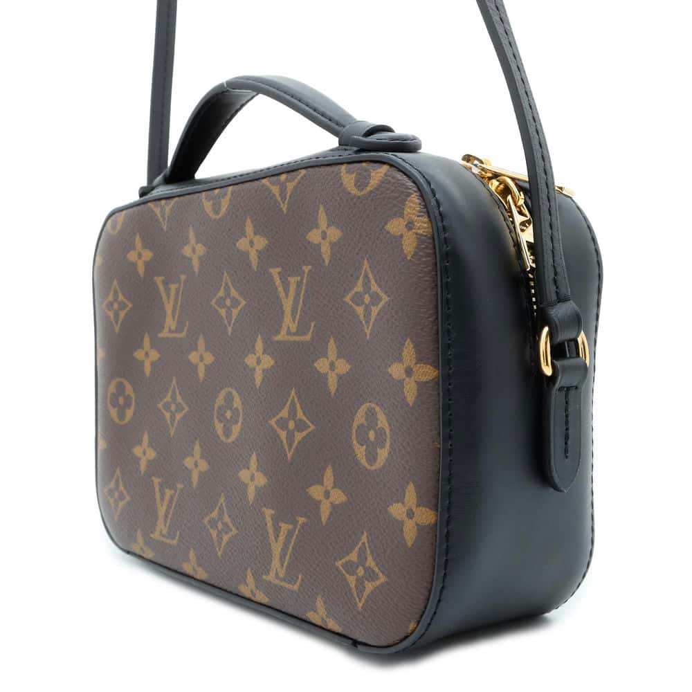 LOUIS VUITTON Saintonge Noir M43555 Monogram