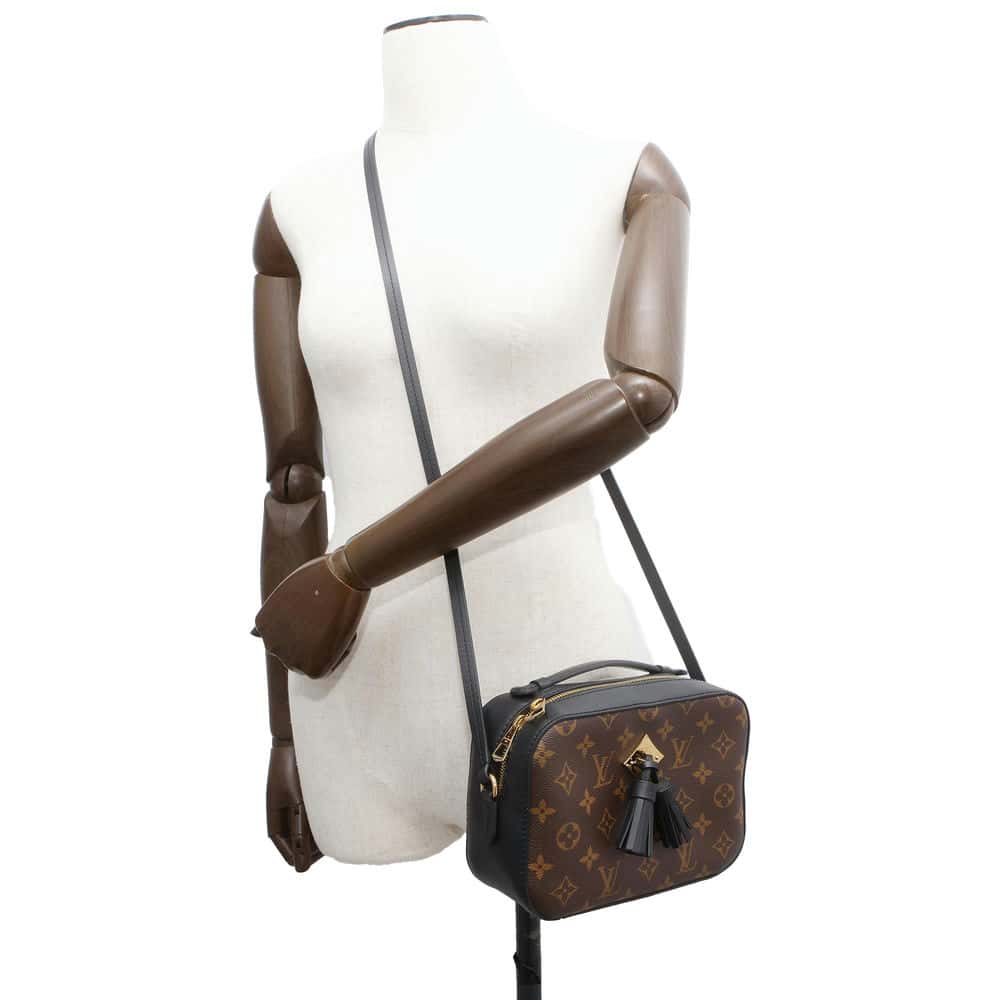 LOUIS VUITTON Saintonge Noir M43555 Monogram