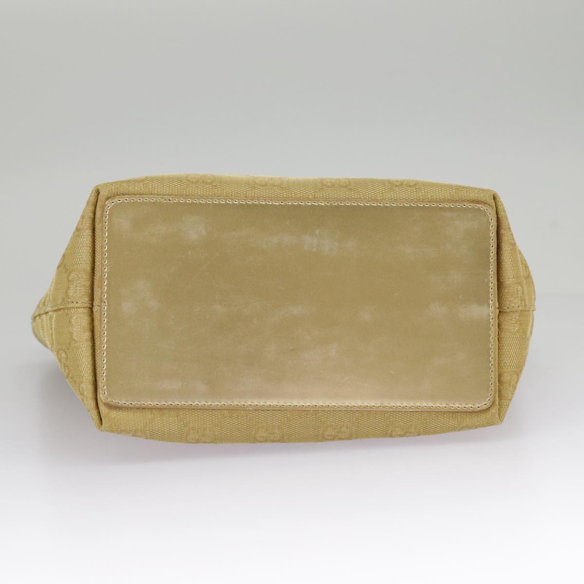 GUCCI GG Canvas Tote Bag Gold Tone Gold 002 1099 98426