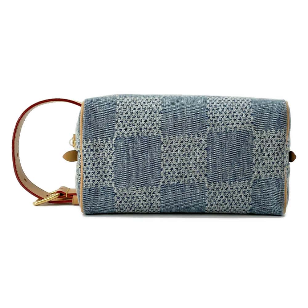 LOUIS VUITTON Rocker Dopp Kit Blue N40753 Damier・Denim 3D
