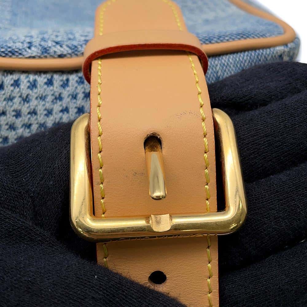 LOUIS VUITTON Rocker Dopp Kit Blue N40753 Damier・Denim 3D