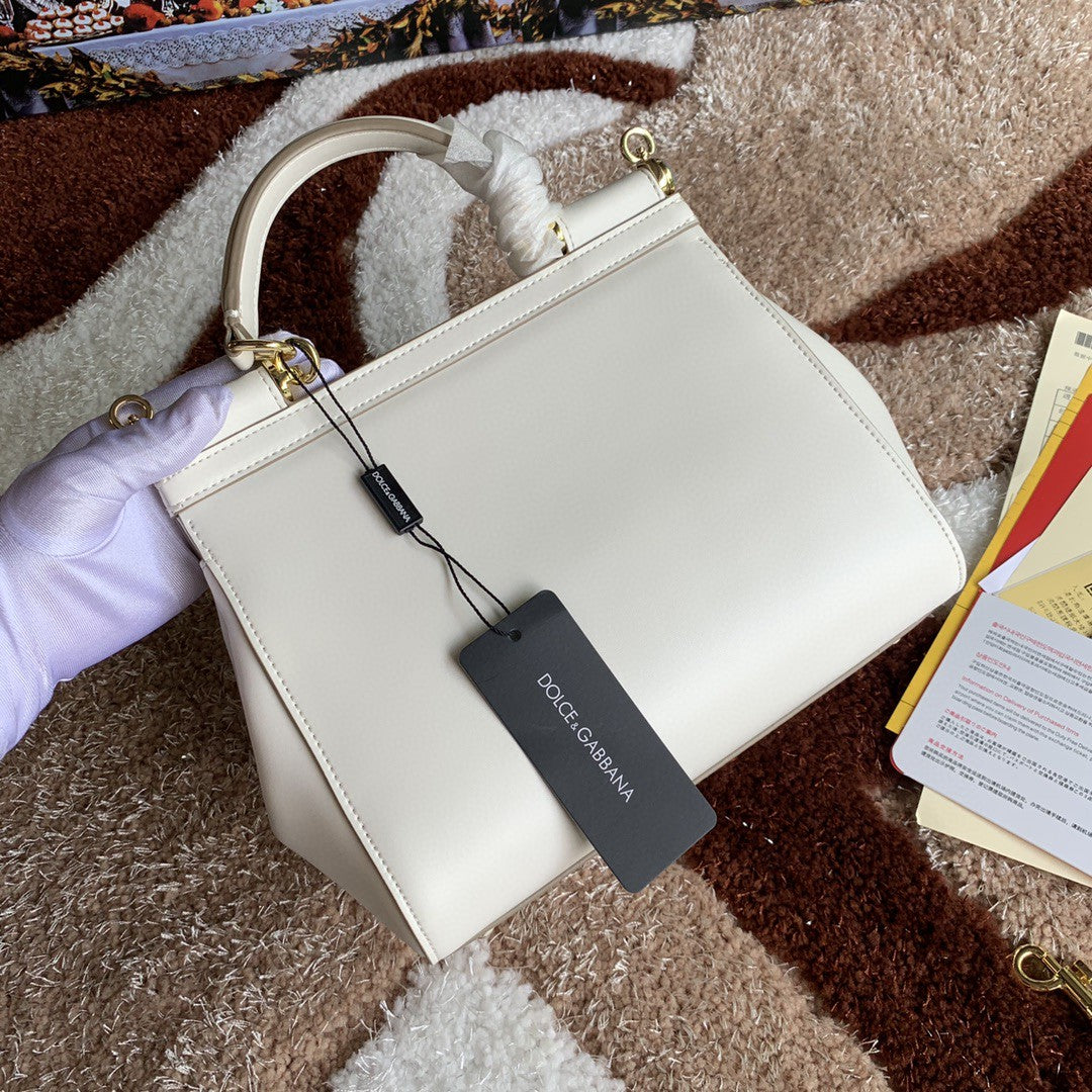 GLAMI MeGLAMIum GLAMI Handbag In Dauphine White For Women 10.2in/26cm GLAMI