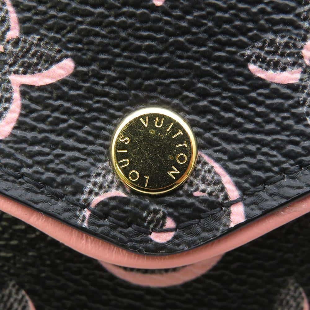 LOUIS VUITTON Multiie Pochette Noir/Pink M81471 Monogram