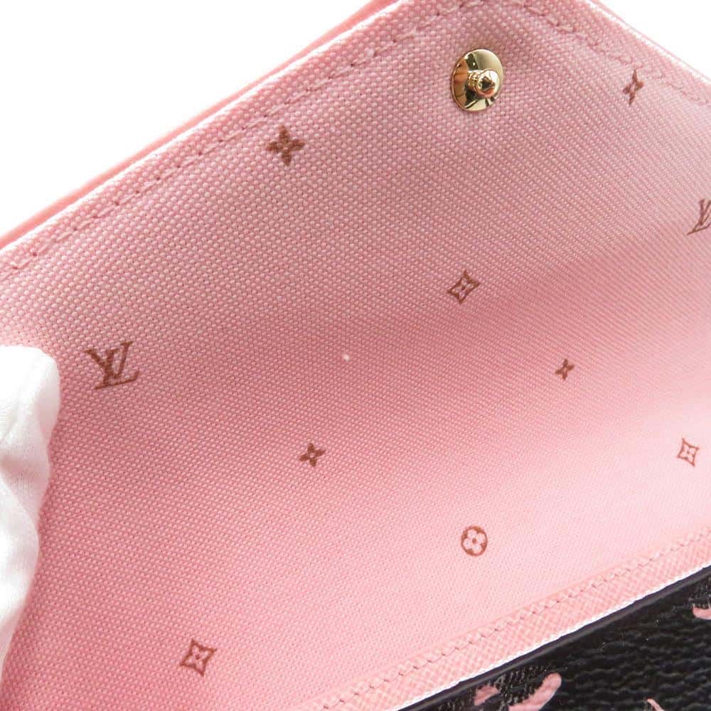 LOUIS VUITTON Multiie Pochette Noir/Pink M81471 Monogram