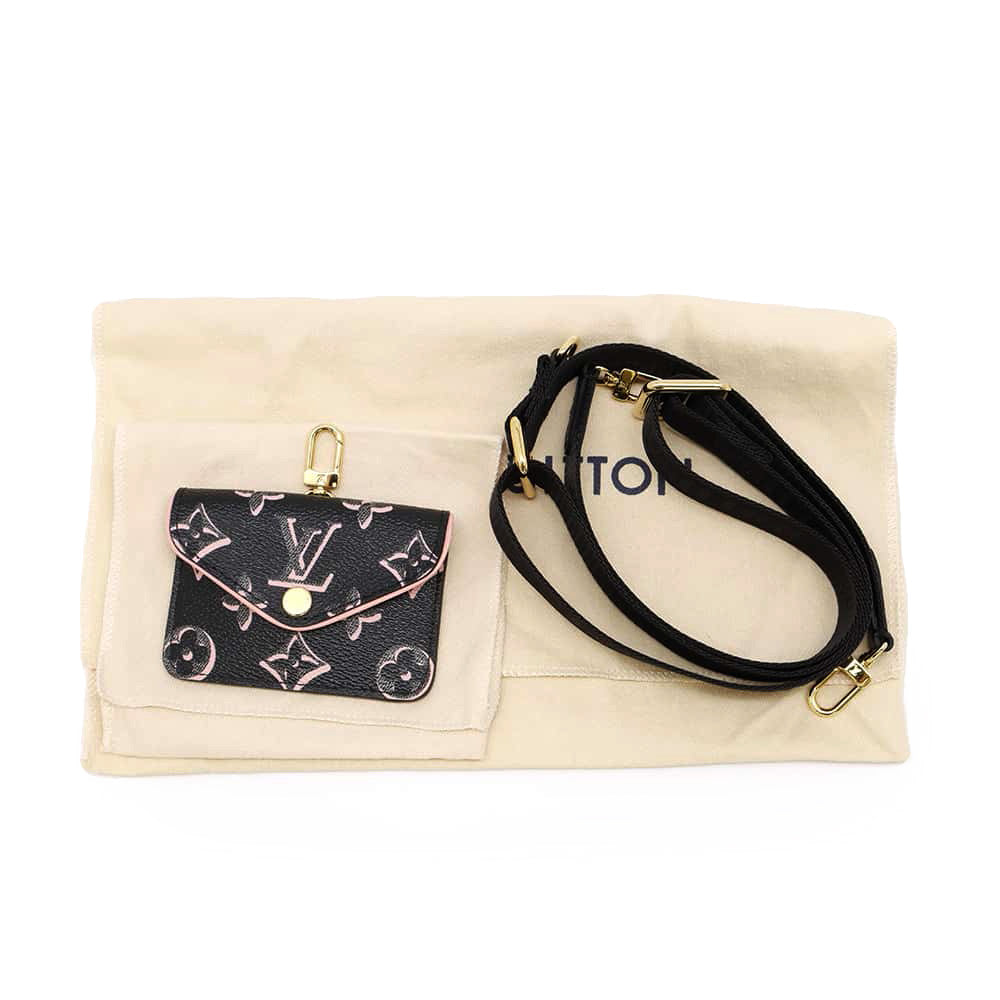 LOUIS VUITTON Multiie Pochette Noir/Pink M81471 Monogram