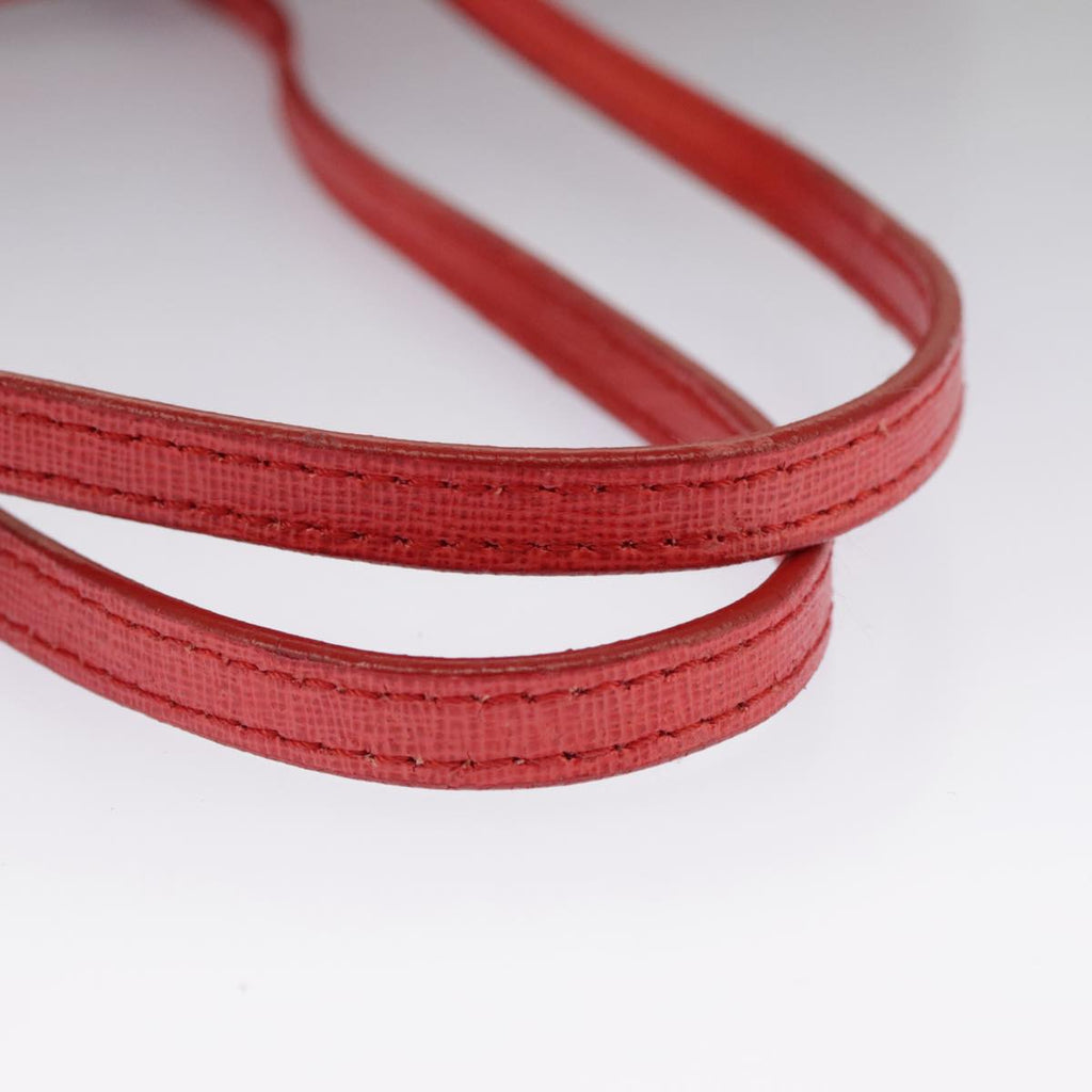 FENDI Zucca Canvas Tote Bag White Red 98476