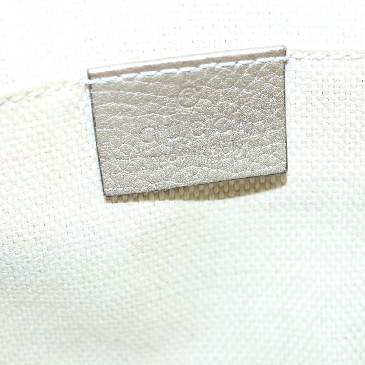 GUCCI Soho Shoulder Bag Leather Beige Gold 808364 98480