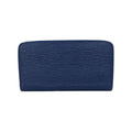 Louis Vuitton Epi Wallet M61873 Andigoblue Silver G  Round  Long Wallet