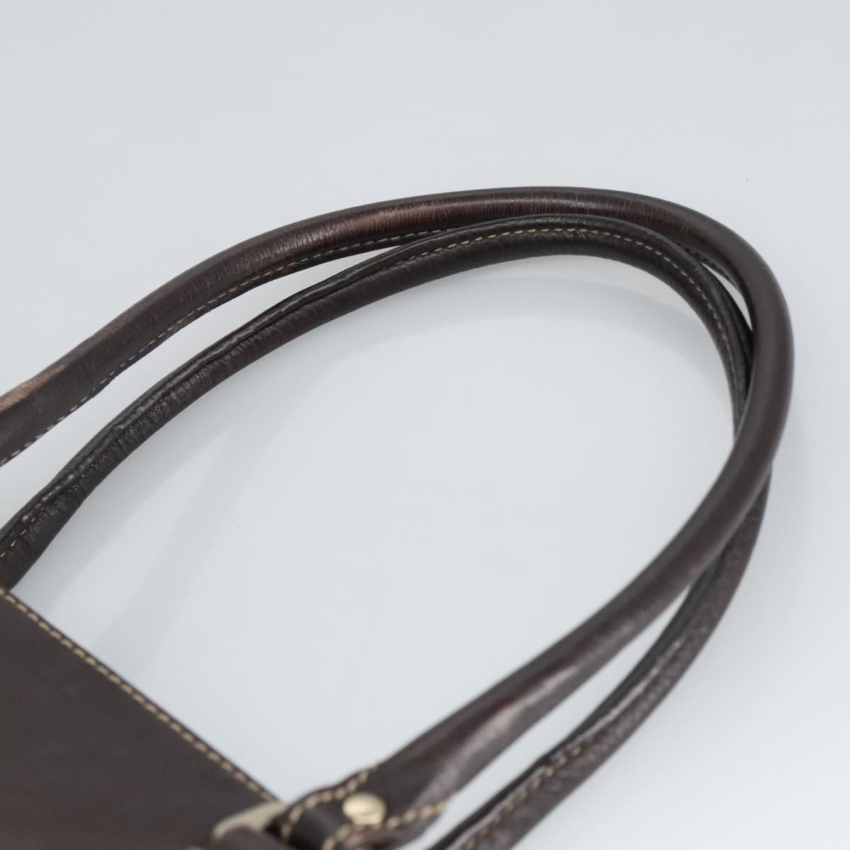 GUCCI GG Canvas Hand Bag Beige Gold 190247 98513