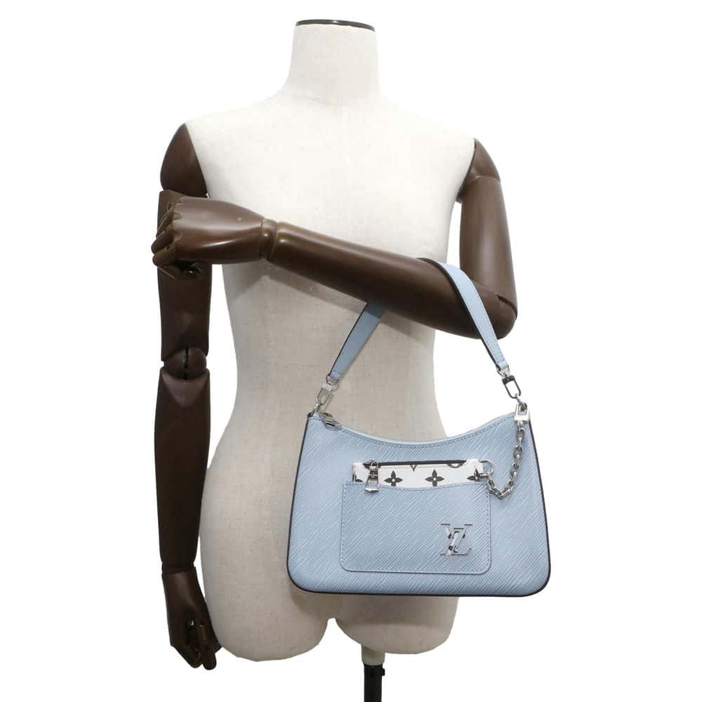 LOUIS VUITTON Murrell NM Blue Nuage M59486 Epi Leather