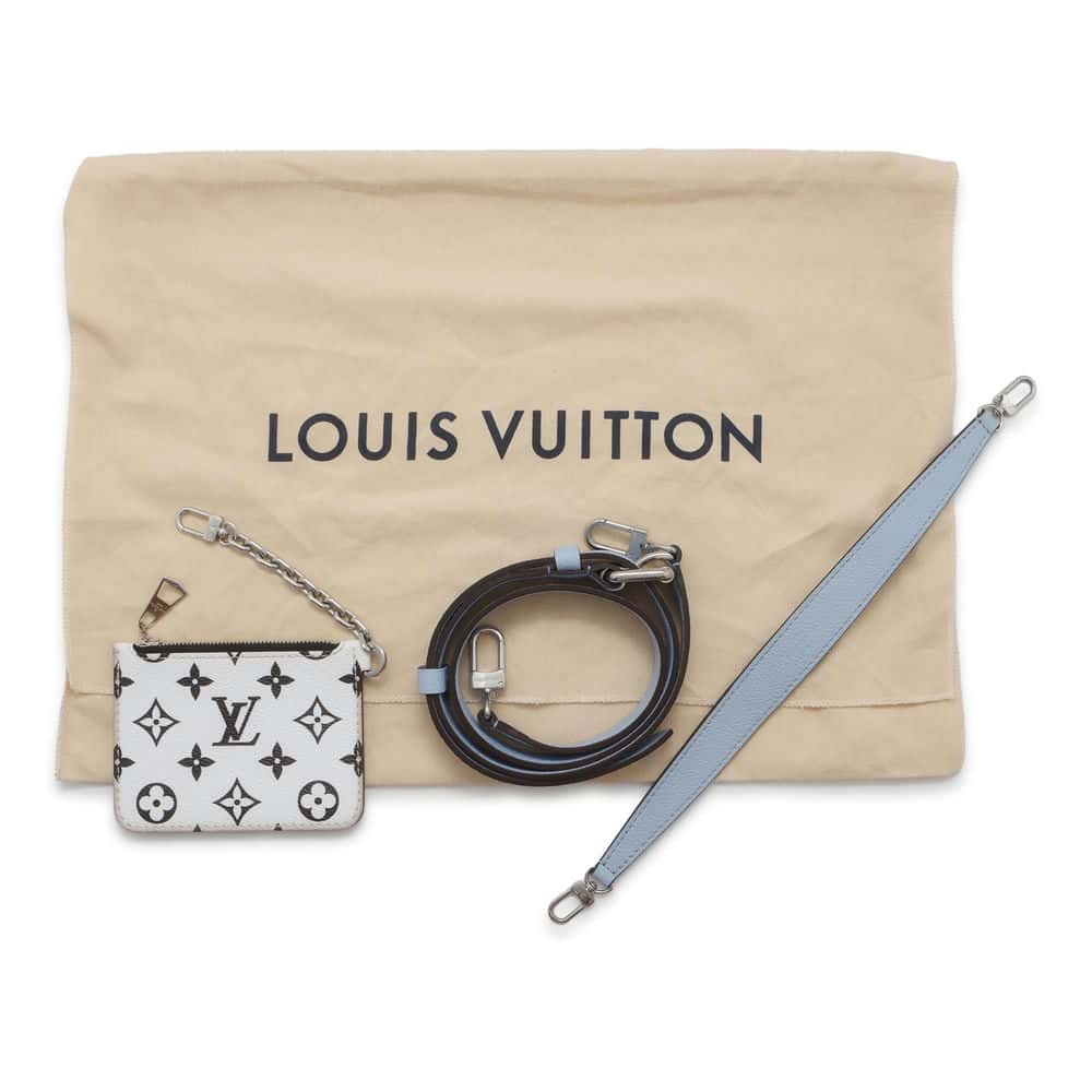 LOUIS VUITTON Murrell NM Blue Nuage M59486 Epi Leather