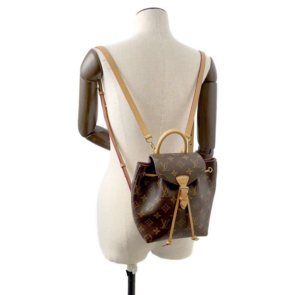 LOUIS VUITTON Montsouris NM Brown M45502 Monogram Size BB
