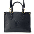 LOUIS VUITTON Onthego Noir M45653 Monogram Empreinte Leather Size PM