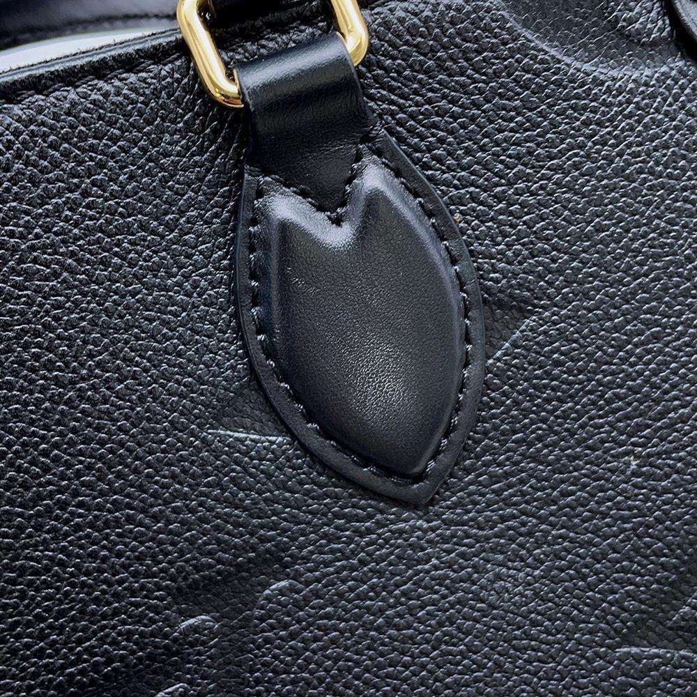 LOUIS VUITTON Onthego Noir M45653 Monogram Empreinte Leather Size PM