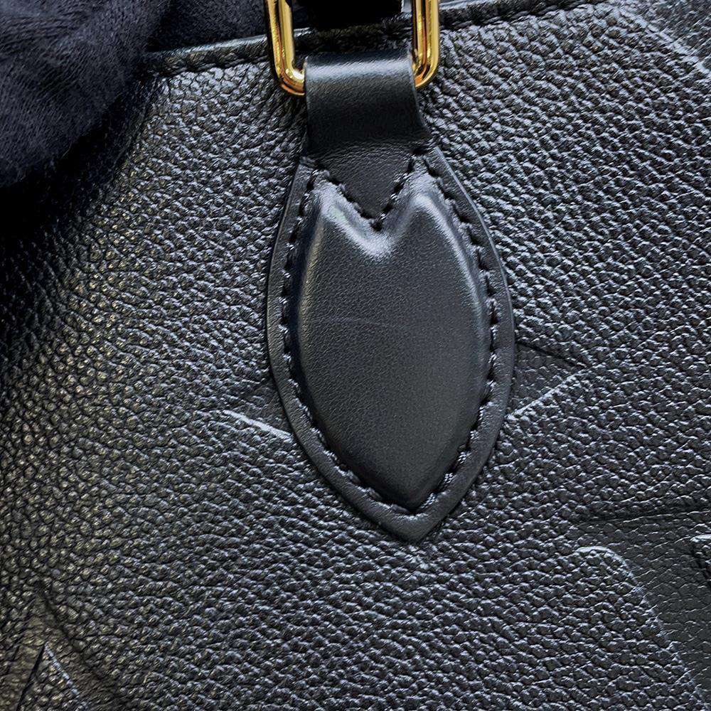 LOUIS VUITTON Onthego Noir M45653 Monogram Empreinte Leather Size PM