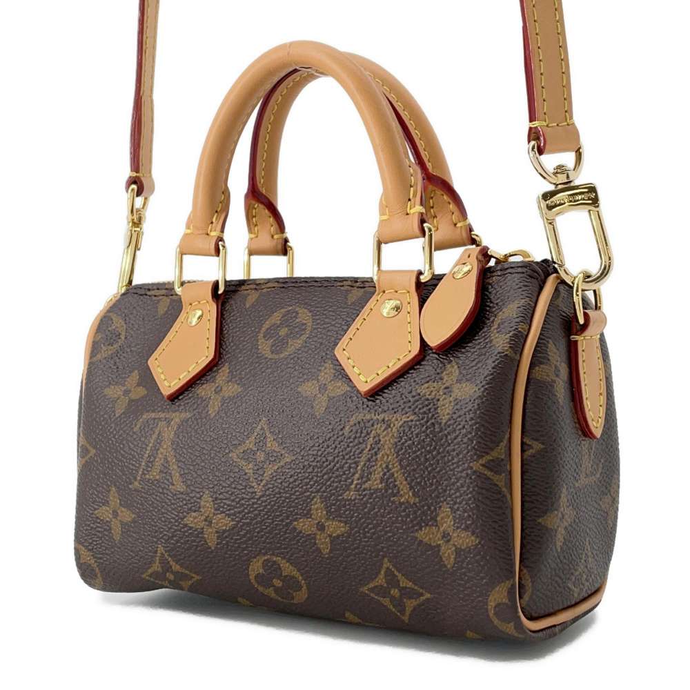 LOUIS VUITTON Nano Speedy Brown M81085 Monogram