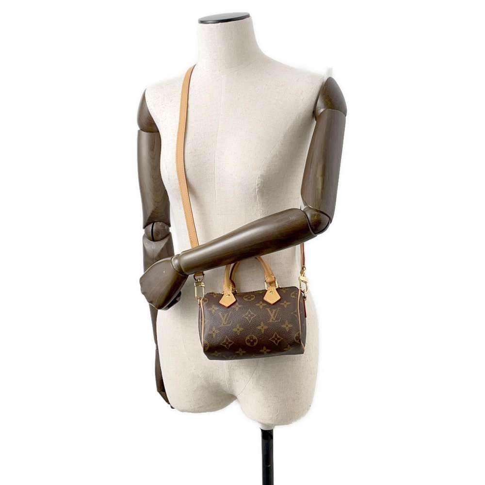 LOUIS VUITTON Nano Speedy Brown M81085 Monogram