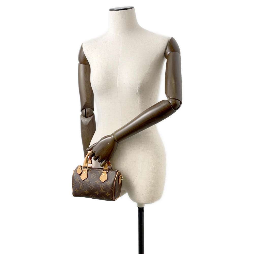 LOUIS VUITTON Nano Speedy Brown M81085 Monogram