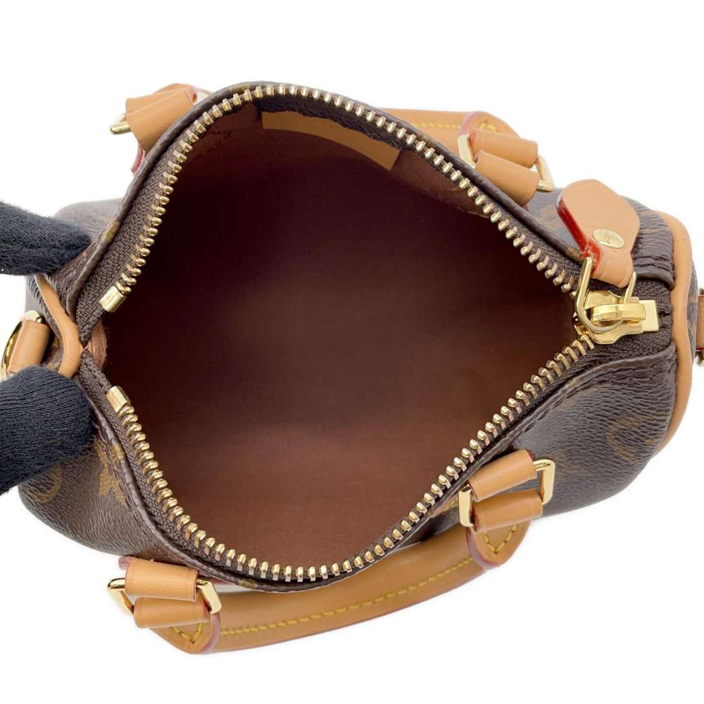 LOUIS VUITTON Nano Speedy Brown M81085 Monogram