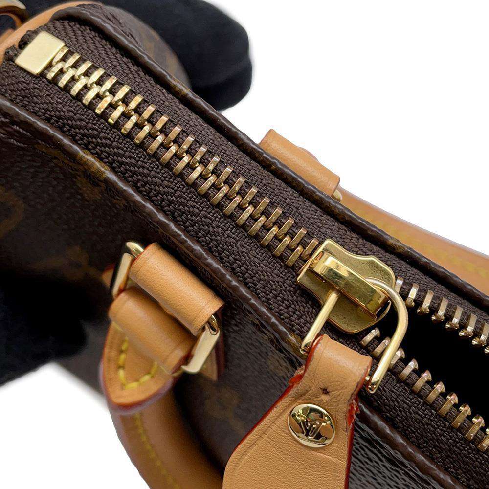 LOUIS VUITTON Nano Speedy Brown M81085 Monogram