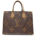 LOUIS VUITTON Onthego Red M45321 Monogram Monogram Reverse Canvas Monogram Giant Size MM