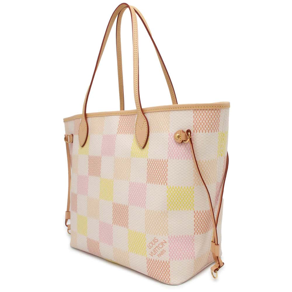 LOUIS VUITTON Neverfull pastel N40668 Damier Licious Size MM