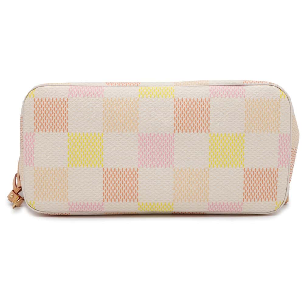 LOUIS VUITTON Neverfull pastel N40668 Damier Licious Size MM