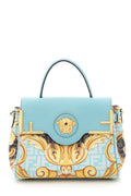 Fendace Blue Multicolor La Medusa Medium Handbag