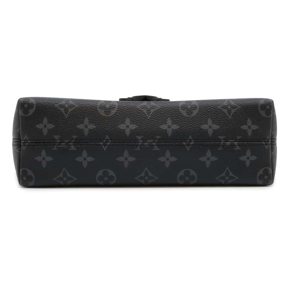 LOUIS VUITTON S Cape Messenger Black M46794 Monogram Eclipse