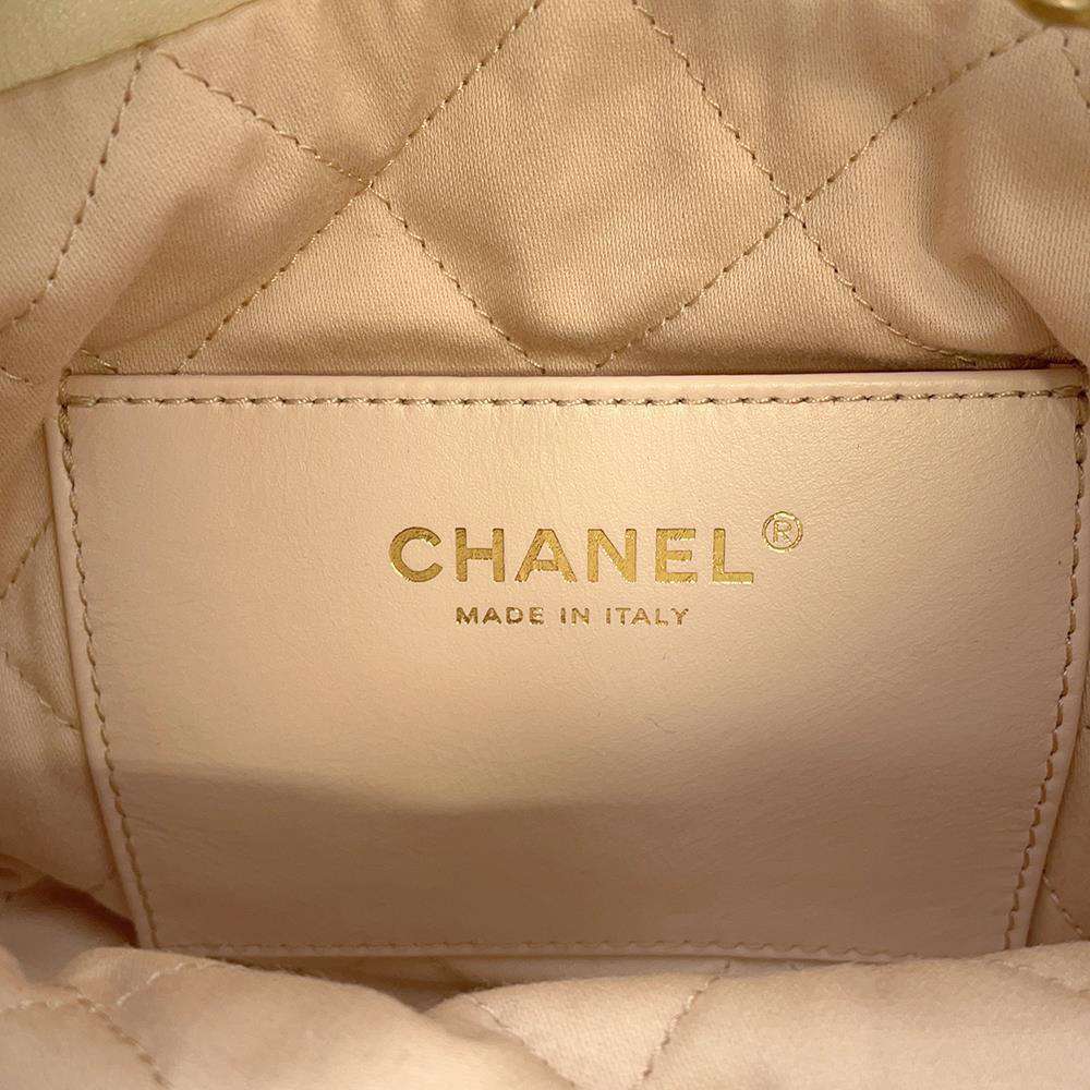CHANEL CHANEL 22 Handbag Ivory/GradationAS3980 Leather Size Mini