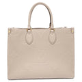 LOUIS VUITTON Onthego Tourterelle M45607 Monogram Empreinte Leather Size MM