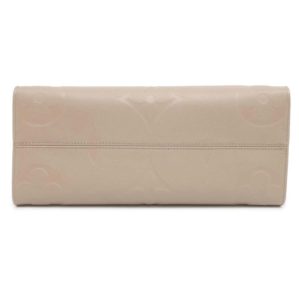 LOUIS VUITTON Onthego Tourterelle M45607 Monogram Empreinte Leather Size MM