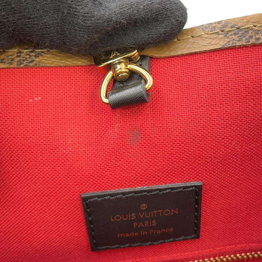 LOUIS VUITTON Onthego Red M45321 Monogram Monogram Reverse Canvas Monogram Giant Size MM