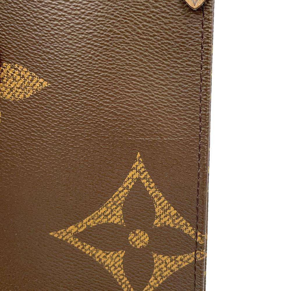 LOUIS VUITTON Onthego Red M45321 Monogram Monogram Reverse Canvas Monogram Giant Size MM