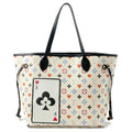 LOUIS VUITTON Neverfull Blanc M57462 Monogram / GameOn Size MM