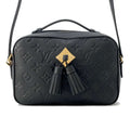LOUIS VUITTON Saintonge Noir M44593 Monogram Empreinte Leather