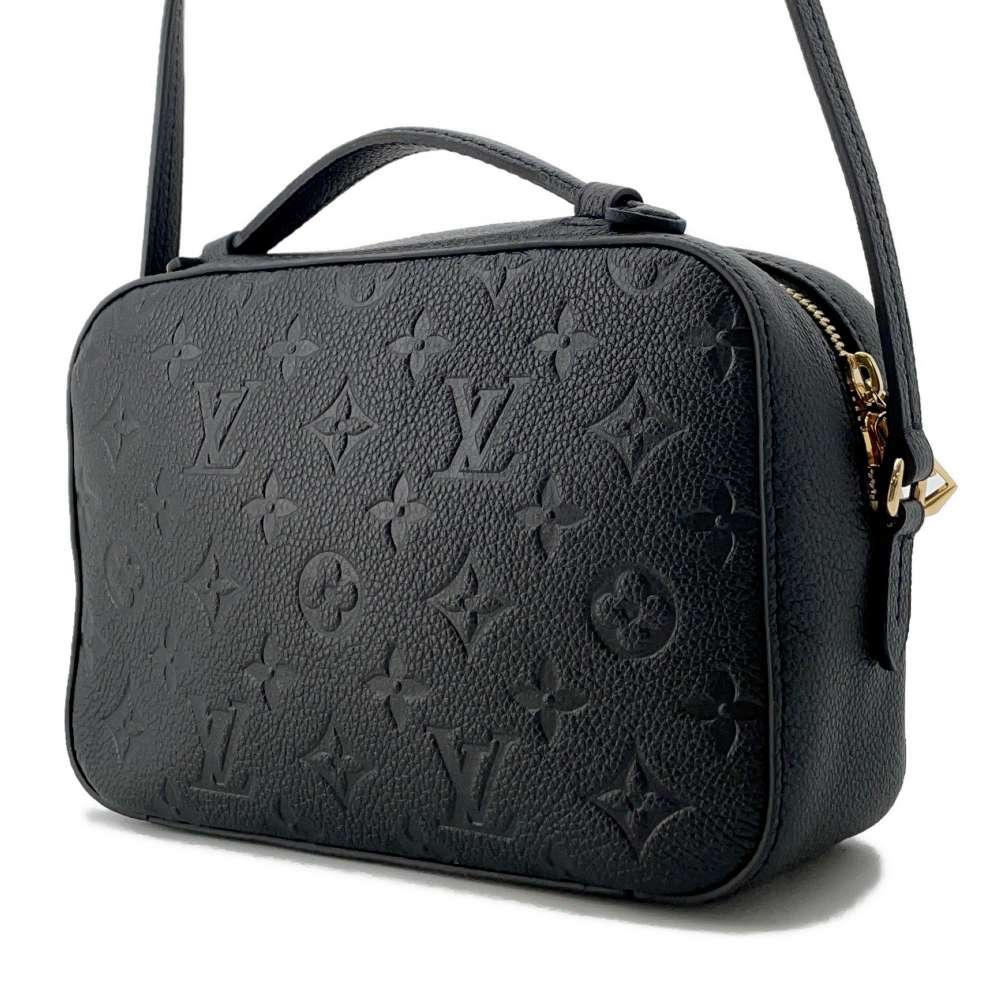 LOUIS VUITTON Saintonge Noir M44593 Monogram Empreinte Leather