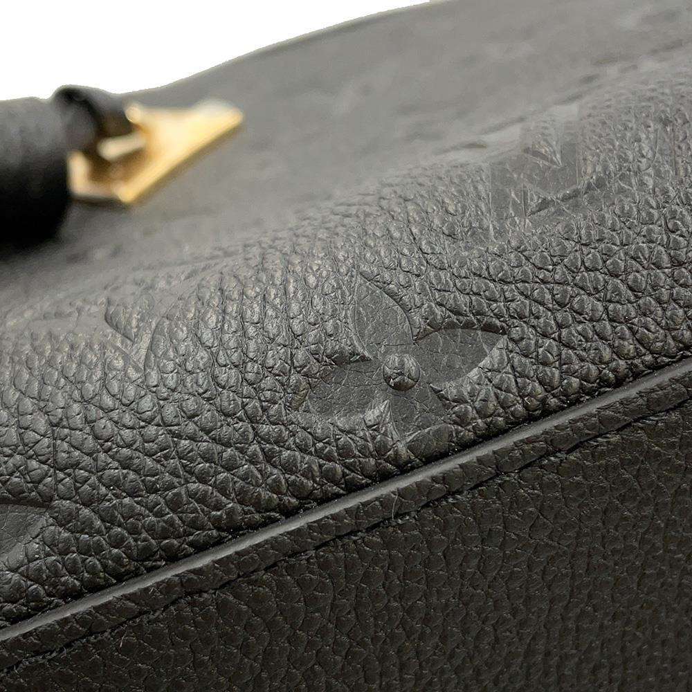 LOUIS VUITTON Saintonge Noir M44593 Monogram Empreinte Leather