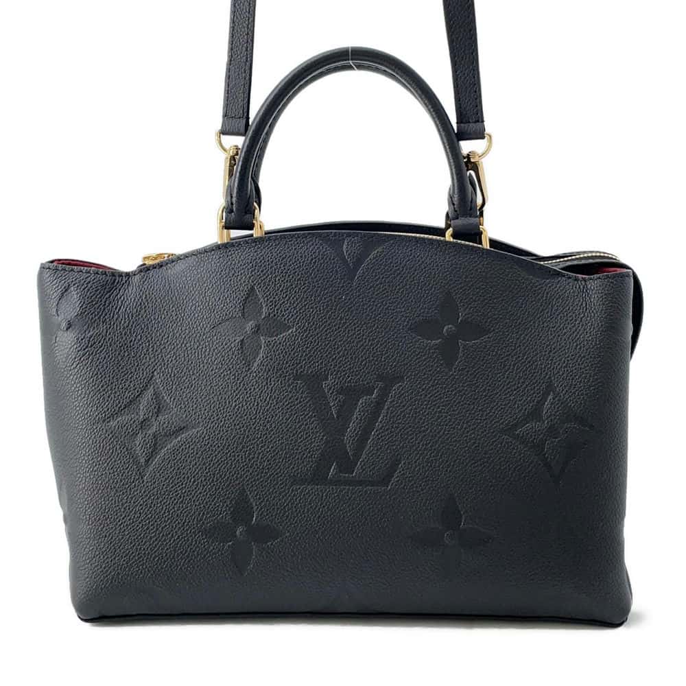 LOUIS VUITTON Petit Palais Noir M58916 Monogram Empreinte Leather Size PM